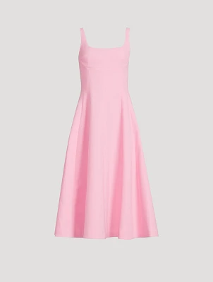 Asia Double Crêpe Midi Dress