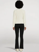 Padded Wool Down Cardigan