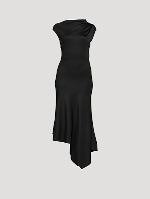Asymmetric Midi Dress