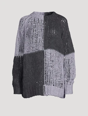 Open-Weave Sweater