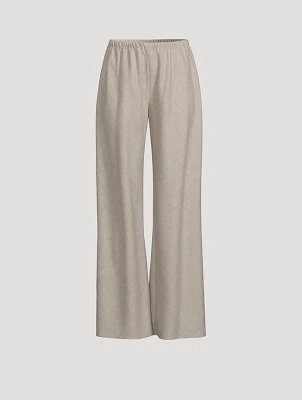 Gala Wool And Cashmere Flannel Pants