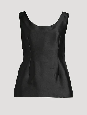 Emeric Silk Bustier Top