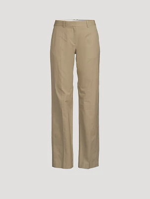 Selvie Stretch Cotton Gabardine Pants