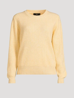 Pointelle Sweater