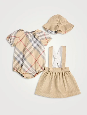 Cotton Three-Piece Baby Gift Set