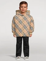 Reversible Check Down Jacket