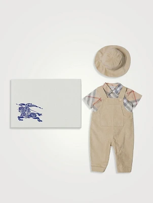 Cotton Three-Piece Baby Gift Set