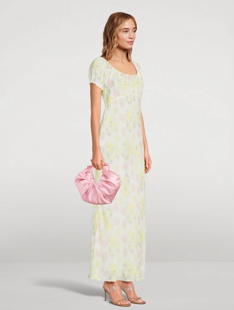 Kelila Voile Maxi Dress Floral Print