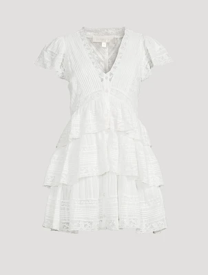Binselle Ruffled Mini Dress