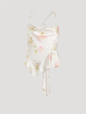 Valetta Satin Cami Floral Print