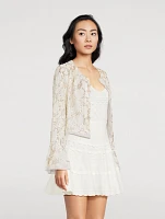 Lyndon Sequin Lace Blouse