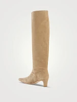 Wally Suede Knee-High Boots