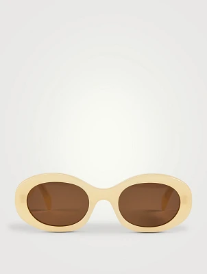 Triomphe Oval Sunglasses