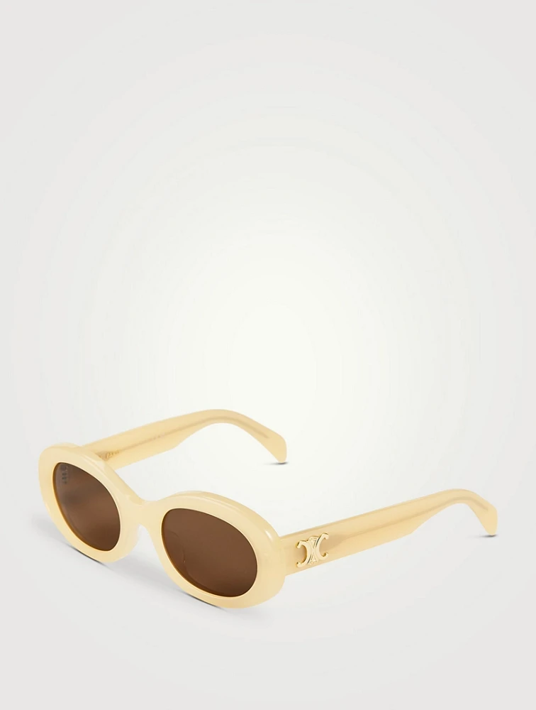 Triomphe Oval Sunglasses