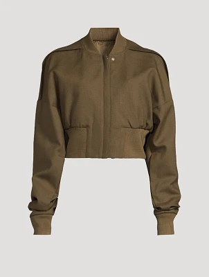 Wool Bomber Jacket