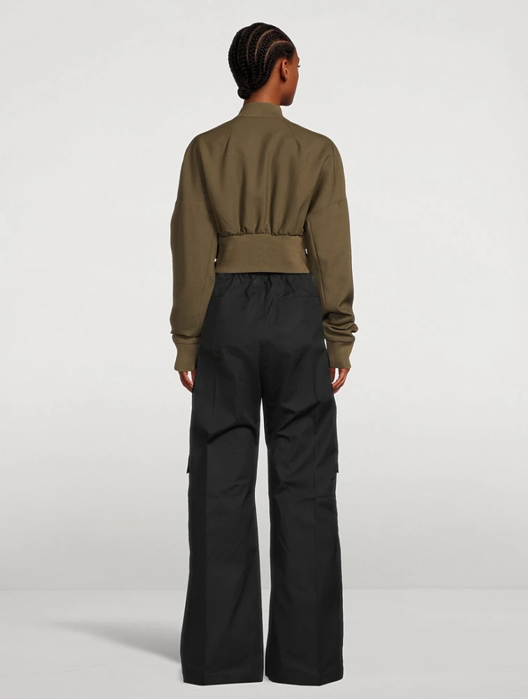 Wool Bomber Jacket