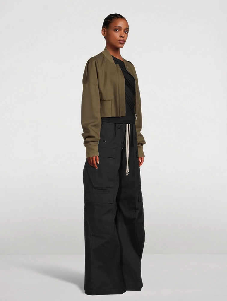 Wool Bomber Jacket