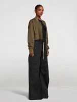 Wool Bomber Jacket