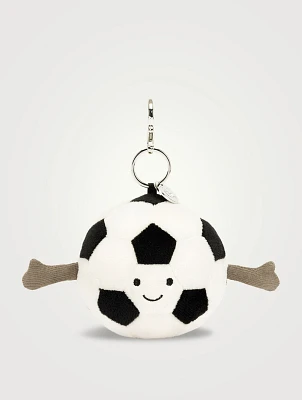 Sports Soccer Bag Charm