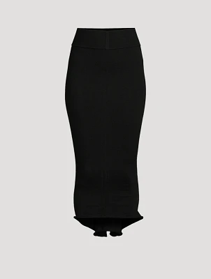 Dauphine Knit Midi Skirt