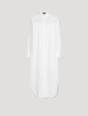 Oversized Poplin Shirt Dress