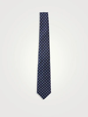 Geometric Silk Tie
