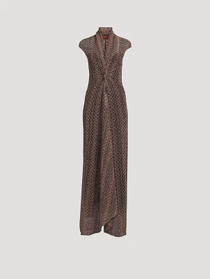 Lurex Maxi Dress