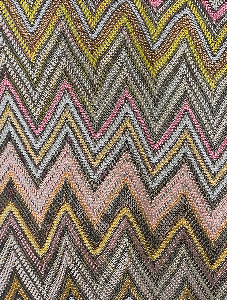 Raschel Shirt Zig Zag Print