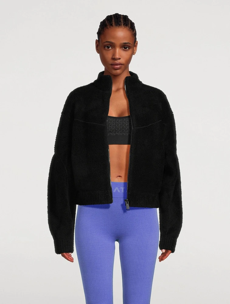 Teo Wool-Blend Zip Jacket