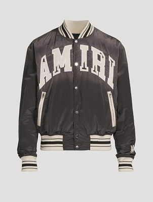Sun Faded Logo Bomber Jacket