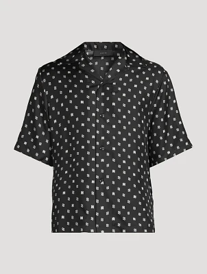 MA Paisley Silk Bowling Shirt