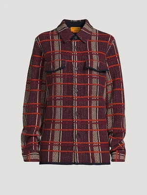 Plaid Cashmere Shirt