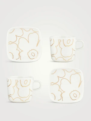 Oiva/Piirto Unikko Cup And Plate Set