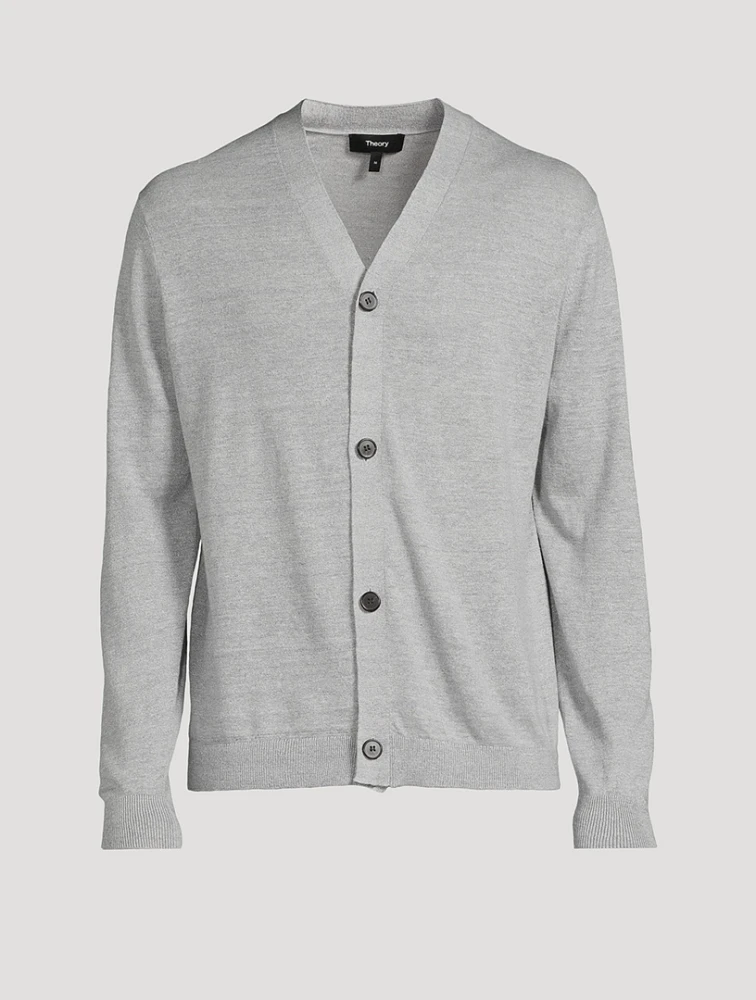 Larus Linen-Blend Cardigan