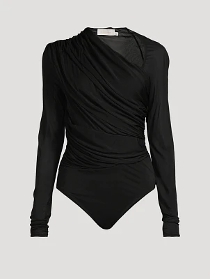 Illustration Asymmetric Jersey Bodysuit