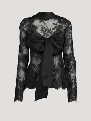 Illustration Lace Blouse