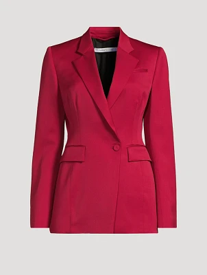 Seamed-Waist Blazer
