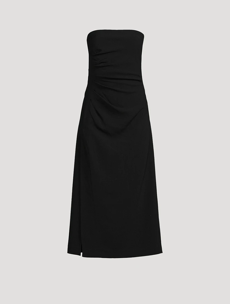 Shira Strapless Midi Dress