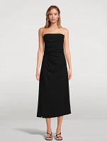 Shira Strapless Midi Dress