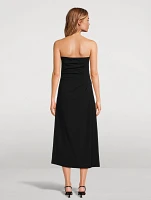 Shira Strapless Midi Dress