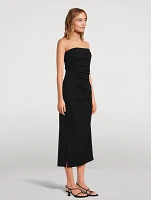 Shira Strapless Midi Dress