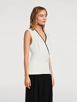 Elliot Wrap-Front Top