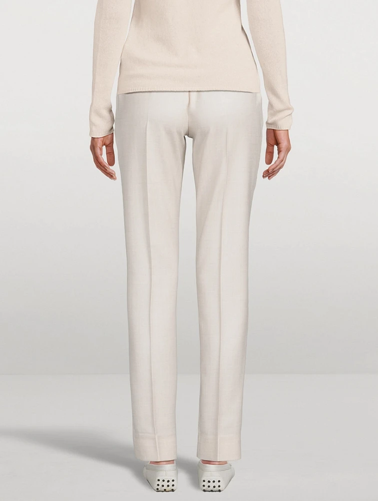 Wool Drawstring Pants