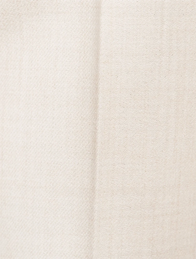 Wool Drawstring Pants