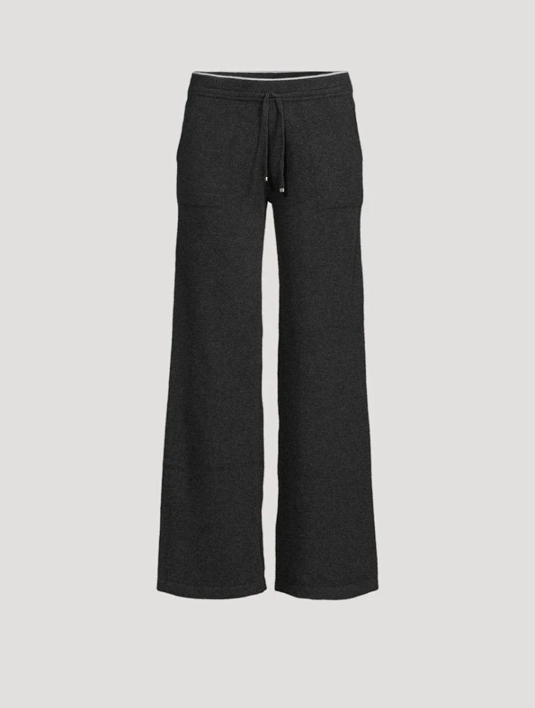 Drawstring Cashmere Trousers