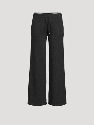Drawstring Cashmere Trousers
