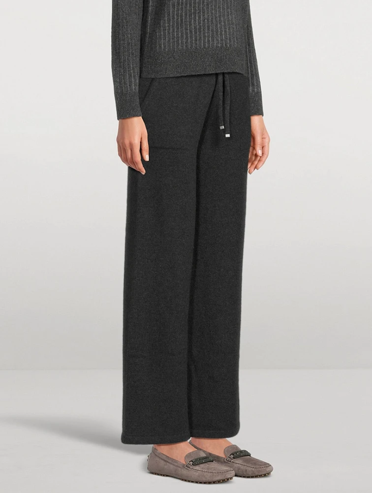 Drawstring Cashmere Trousers