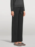 Drawstring Cashmere Trousers