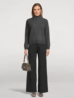 Drawstring Cashmere Trousers