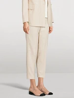 Tapered Wool Trousers